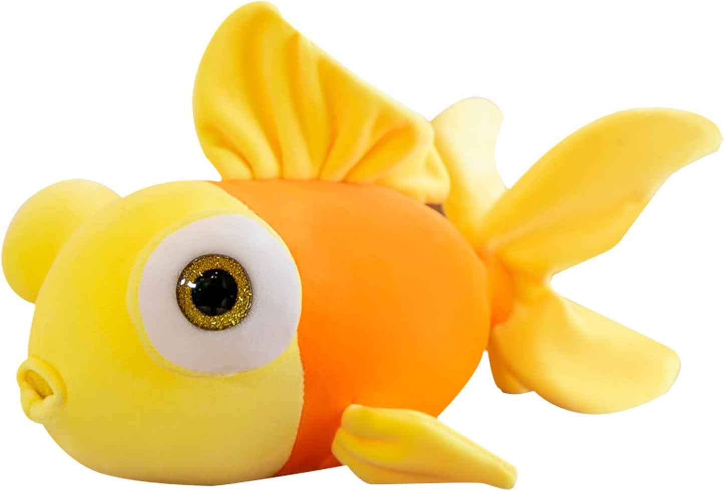 13.8" Goldfish Stuffed Animal Soft Cute Fish Plush Toy Gift | for Kids,Yellow