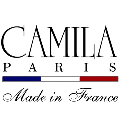 CP3132 French Hair Clip for Women, Set of 2 Small Yellow Girls Hair Claw Clips Fashion Durable Hair Accessories for Women, Luxury Ladies Strong Hold No Slip Grip Clamp, Made in France