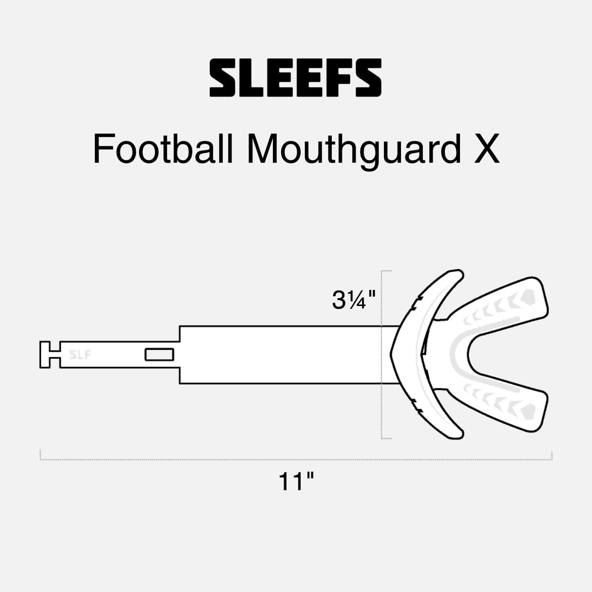 X Yellow Football Mouth Guard - Lip/Mouthguard with Helmet Strap - Lip/Teeth Protector Mouthpiece - Moldable - for Youth/Adults, Men & Women Mouth Guard, Maximum Air Flow, Lacrosse, All Sports