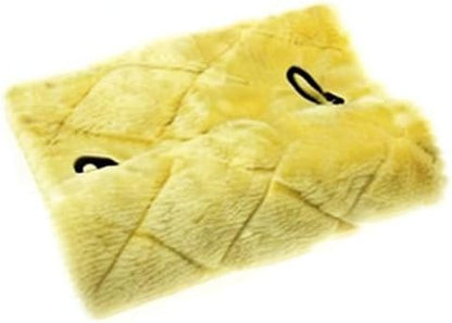 Pet Bird Nest Hammock Hanging Cave Cage Plush Snuggle Happy Hut Tent Bed, Yellow (Large (11.8:x 6.3"x 8.66"))
