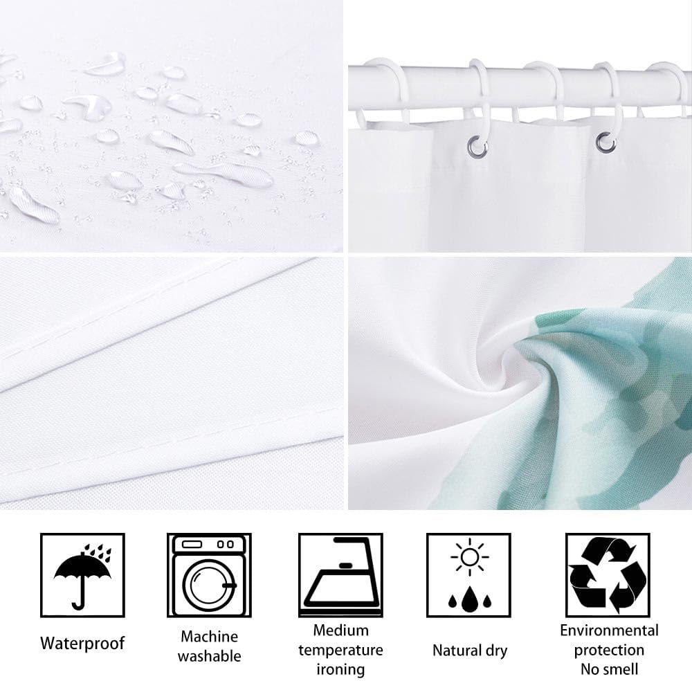 Cute Yellow Bow Shower Curtai Preppy Style Cartoon Pattern 72x72 Inches | Cute Bowknot Shower Curtain Beautiful Yellow Bow Shower Curtains Set,Modern Aesthetics Girl Bathroom Decor for Hotel Restroom