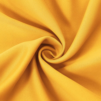 Diraysid Yellow Grommet Blackout Curtains for Bedroom Thermal Insulated Room Darkening Curtains Drapes, 42 x 84, 2 Panels