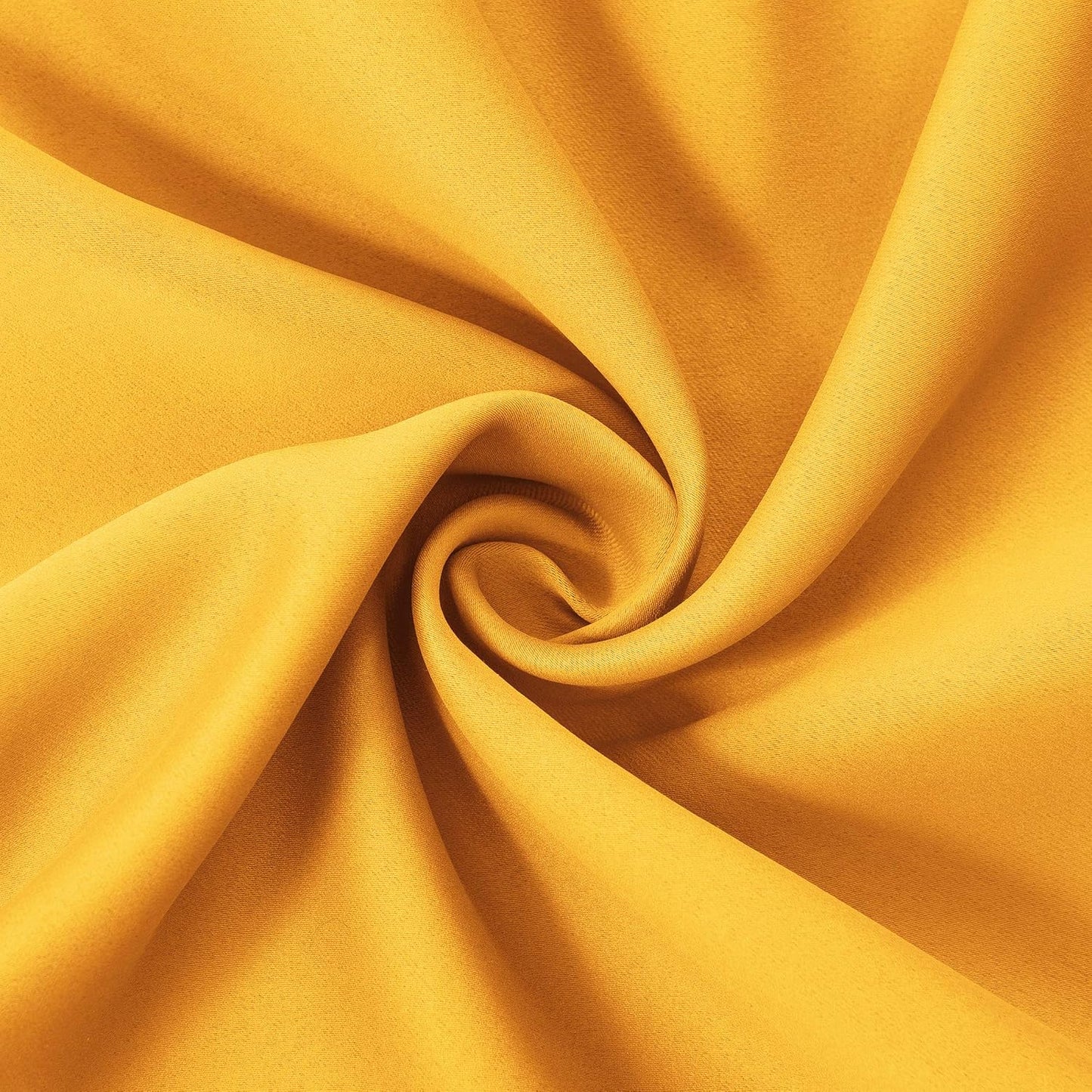 LEMOMO Yellow Thermal Blackout Curtains/52 x 84 Inch/Set of 2 Panels Room Darkening Curtains