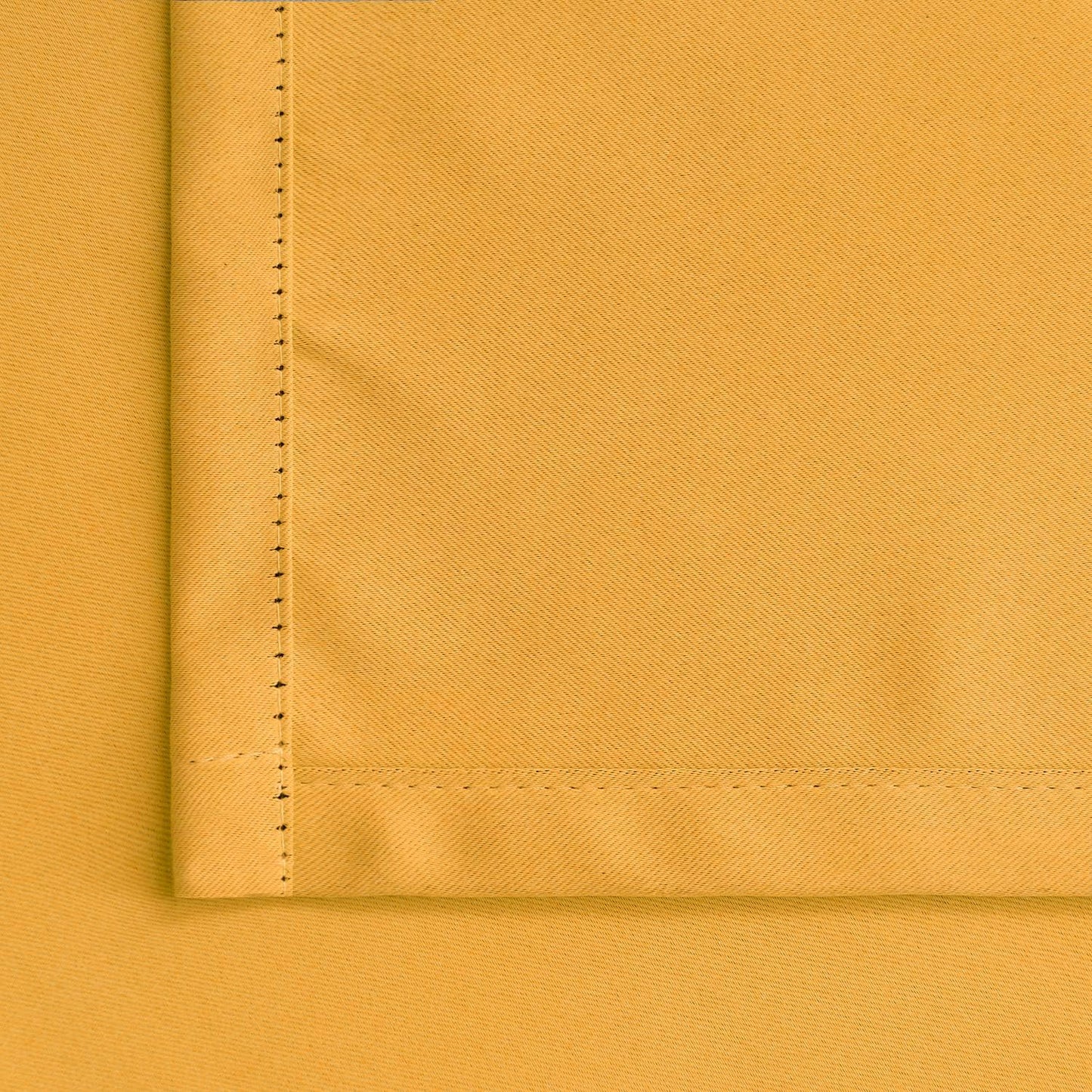 BGment Mustard Yellow Curtains for Bedroom - Thermal Insulated Blackout Room Darkening Curtains with Rod Pocket and Back Tab for Living Room, 2 Window Curtain Panels (42 x 63 Inch)