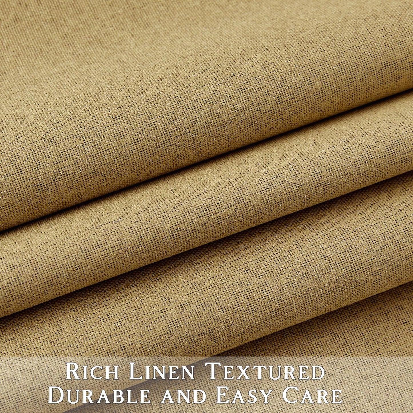 ChrisDowa 100% Blackout Mustard Yellow Solid Curtains 84 Inches Long 2 Panels for Bedroom Living Room,Farmhouse Room Darkening Thermal Insulated Soundproof Grommet Top Window Treatment Drapes,52x84