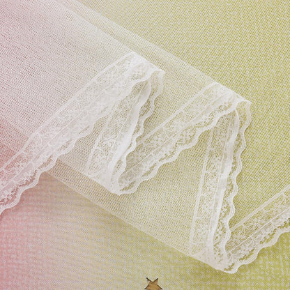 XiDi Pink Yellow Curtains for Bedroom Decor Blackout Curtains for Girls Kids Room Rainbow Unicorn Wall Decals 34X63 Inch Long 1 Panel
