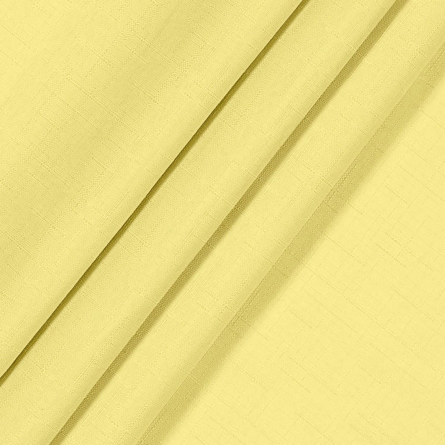 ECLIPSE Kendall Modern Blackout Thermal Rod Pocket Window Curtain for Bedroom or Living Room (1 Panel), 42 in x 84 in, Lemon