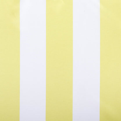 Sun Zero Valencia 2-Pack Cabana Stripe Indoor/Outdoor UV Protectant Energy Efficient Grommet Curtain Panel Pair, Yellow, 54" x 108