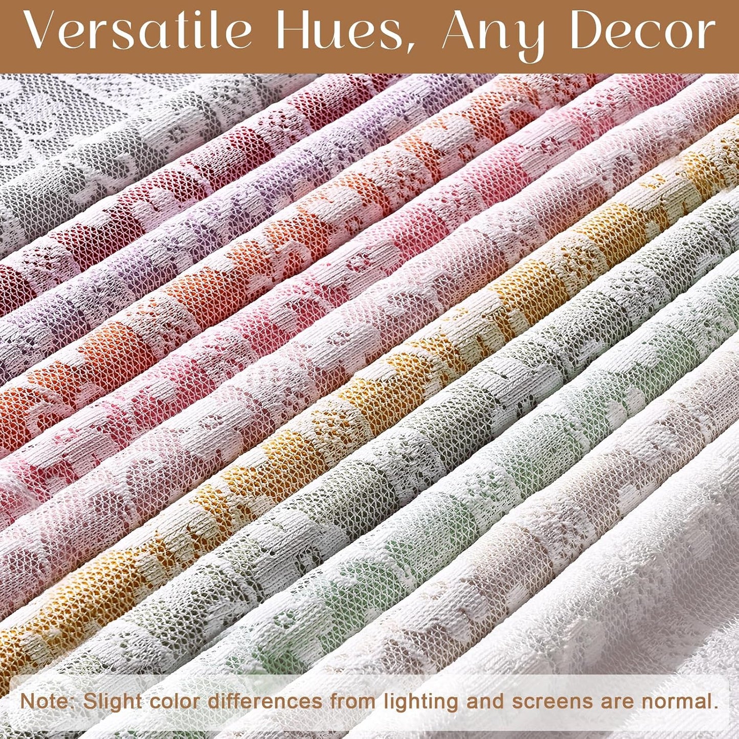 ASPMIZ Linen Curtains for Living Room Double Layer Curtains with Linen Lace, Mustard Yellow Bedroom Curtain Light Filtering, Rod Pocket Drapes 84 Inch Length 2 Panels Set with 2 Tiebacks, 52x84