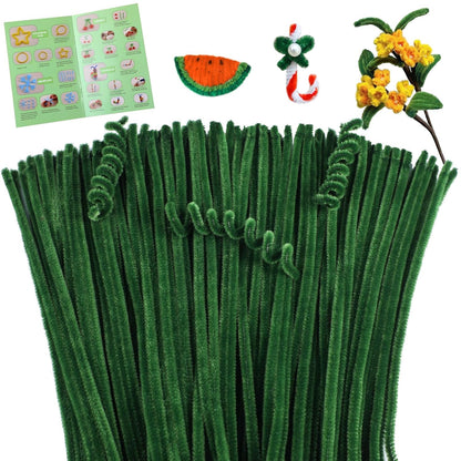 100 Pcs Pipe Cleaners Chenille Stem, Yellow Pipe Cleaners Craft | Pipe Cleaners Bulk, Fuzzy Sticks Craft Supplies for Creative Handmade DIY Art Gifts for Mom Craft Project