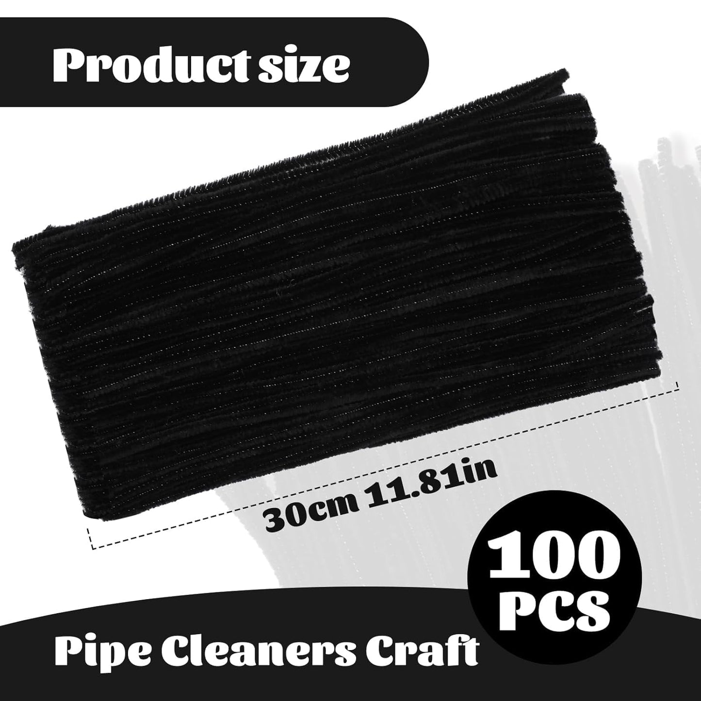 100 Pcs Pipe Cleaners Chenille Stem, Yellow Pipe Cleaners Craft | Pipe Cleaners Bulk, Fuzzy Sticks Craft Supplies for Creative Handmade DIY Art Gifts for Mom Craft Project
