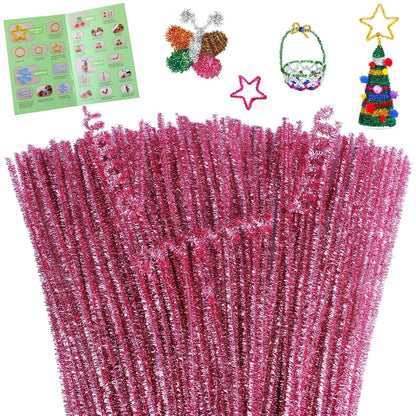 100 Pcs Pipe Cleaners Chenille Stem, Yellow Pipe Cleaners Craft | Pipe Cleaners Bulk, Fuzzy Sticks Craft Supplies for Creative Handmade DIY Art Gifts for Mom Craft Project