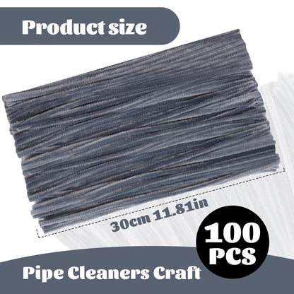 100 Pcs Pipe Cleaners Chenille Stem, Yellow Pipe Cleaners Craft | Pipe Cleaners Bulk, Fuzzy Sticks Craft Supplies for Creative Handmade DIY Art Gifts for Mom Craft Project