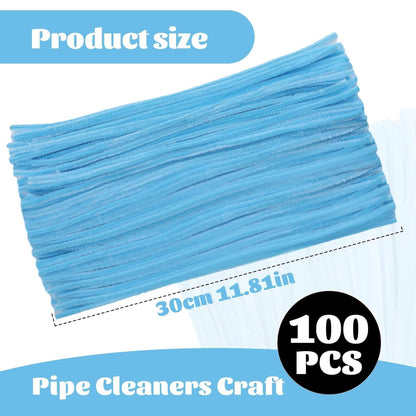 100 Pcs Pipe Cleaners Chenille Stem, Yellow Pipe Cleaners Craft | Pipe Cleaners Bulk, Fuzzy Sticks Craft Supplies for Creative Handmade DIY Art Gifts for Mom Craft Project