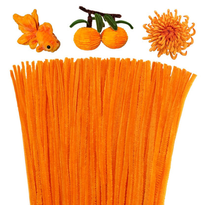 100 Pcs Pipe Cleaners Chenille Stem, Yellow Pipe Cleaners Craft | Pipe Cleaners Bulk, Fuzzy Sticks Craft Supplies for Creative Handmade DIY Art Gifts for Mom Craft Project