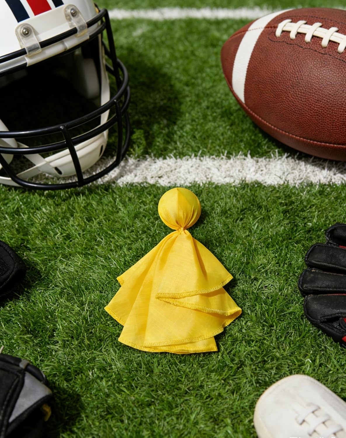 Professional Football Penalty Flag Rerefee Fan Tossing Flags Party Accessory Red/Yellow (Yellow)