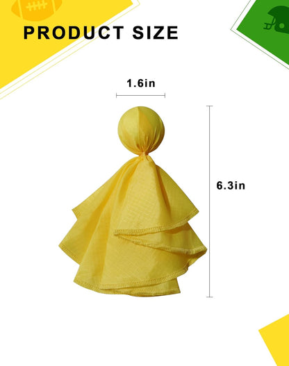 Professional Football Penalty Flag Rerefee Fan Tossing Flags Party Accessory Red/Yellow (Yellow)