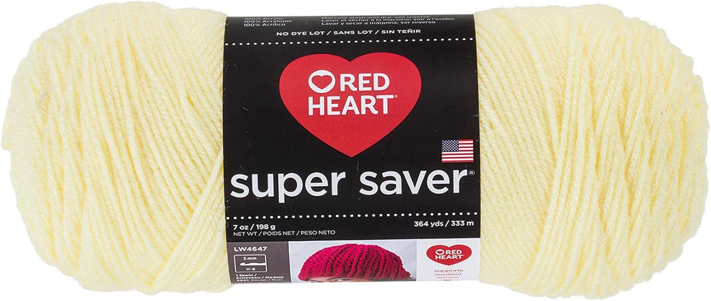 Super Saver Yarn 322 Pale Yellow