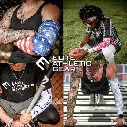 Faith Compression Arm Sleeve – Cross & Bible Verse – Youth & Adult – Sports & Fitness – Sold Individually