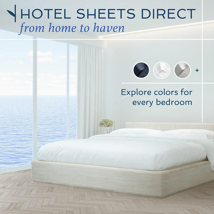 4 Piece Bed Sheet Set Queen Size, 100% Viscose Derived from Bamboo Sheets Set with 2 Pillowcases, Cooling & Breathable Luxury Bedding, Moisture-Wicking & Silky Soft, Light Yellow