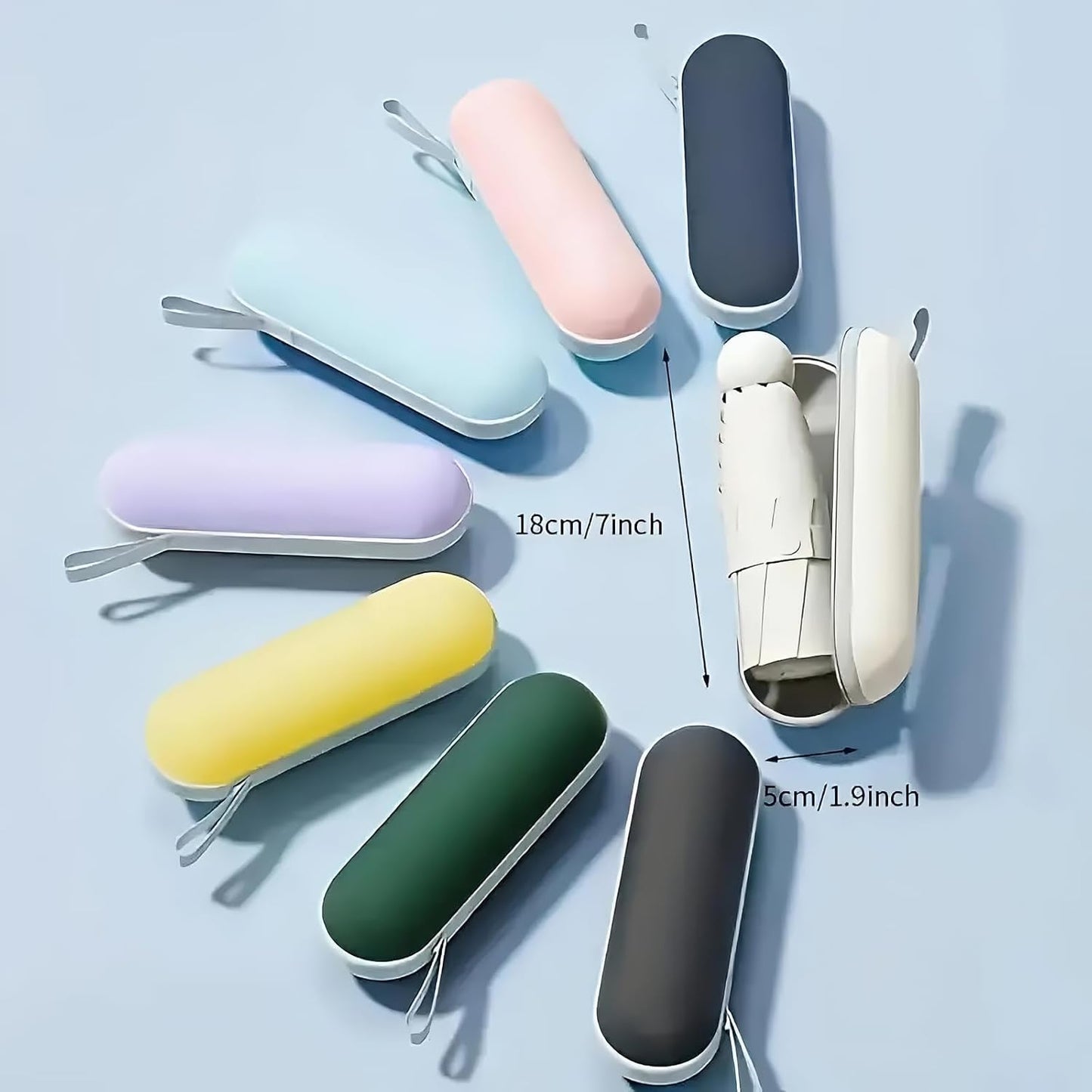 Mini Travel Umbrella with Umbrella Case