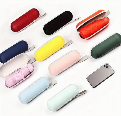 Mini Travel Umbrella with Umbrella Case