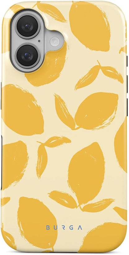 Unisex Phone Case for iPhone 16 – Dual-Layer Hybrid Design with Shock-Absorbing Silicone & Durable Exterior, Scratch-Resistant Finish and Raised Bezel Edge for Screen Protection & Daily Use