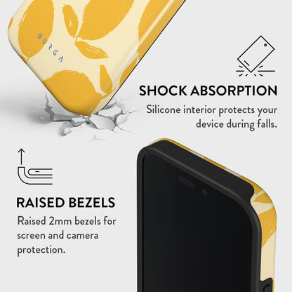 Unisex Phone Case for iPhone 16 – Dual-Layer Hybrid Design with Shock-Absorbing Silicone & Durable Exterior, Scratch-Resistant Finish and Raised Bezel Edge for Screen Protection & Daily Use