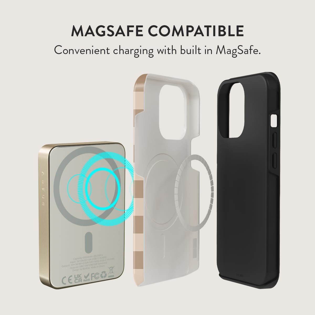 Unisex Phone Case for iPhone 16 – Dual-Layer Hybrid Design with Shock-Absorbing Silicone & Durable Exterior, Scratch-Resistant Finish and Raised Bezel Edge for Screen Protection & Daily Use