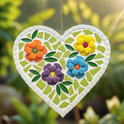Green Leaf Mosaic Tiles for Crafts, 200g | Easy DIY Crafting,Pre-Cut Petal Mosaic Art Supplies, Perfect Mosaic Kits for adults,Outdoor Decoration