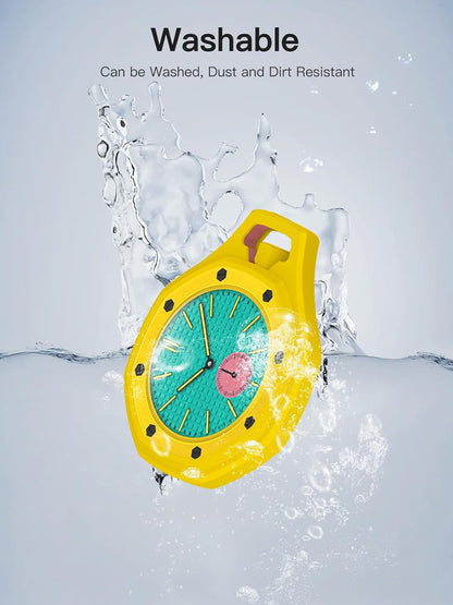Compatible with Swatch Royal Pop Protective Case, Smartwatch Protective Case Cover Shell Soft and Durable Watch Accessories，Premium Soft Silicone Slim Case-Yellow
