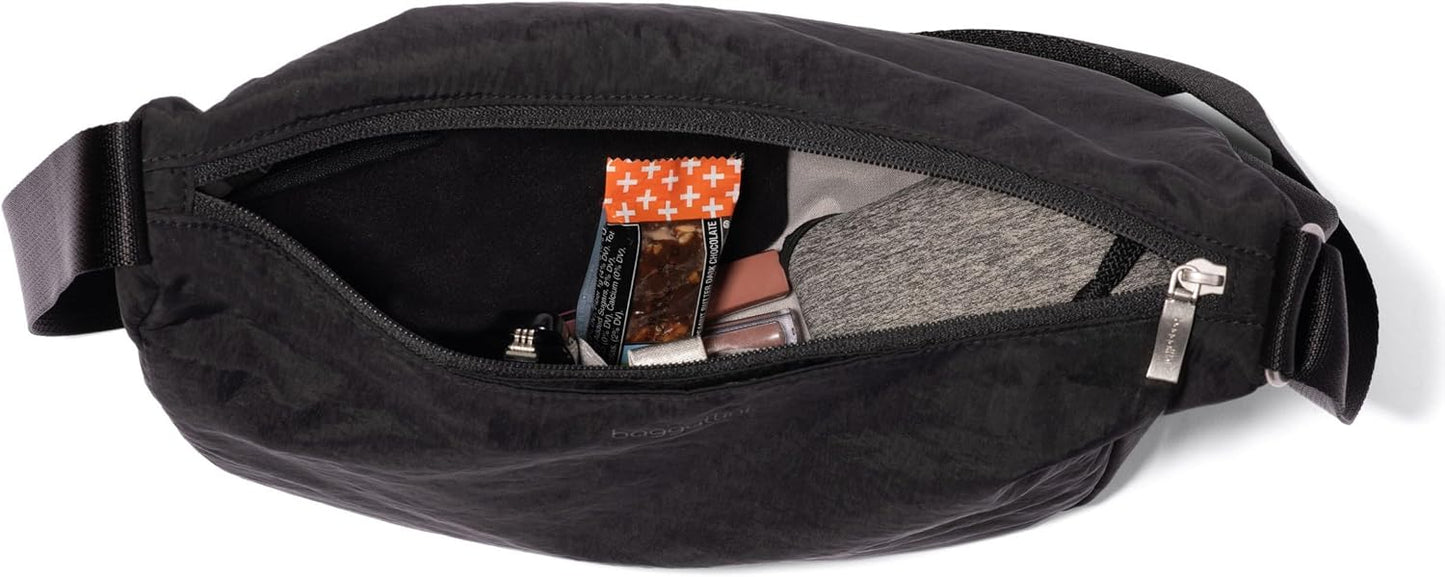 Swift Crescent Crossbody Bag for Women - Lightweight 12"x8" Travel Purse Handbag