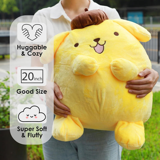 Juju Yellow Kawaii Plush (20 in) - Cute Stuffed Animal Kawaii Plushies - Peluche Big Stuffed Animals Plushie - Peluches Grandes Cute Plushies - Cool Stuff Plush - Plushy (Fun)