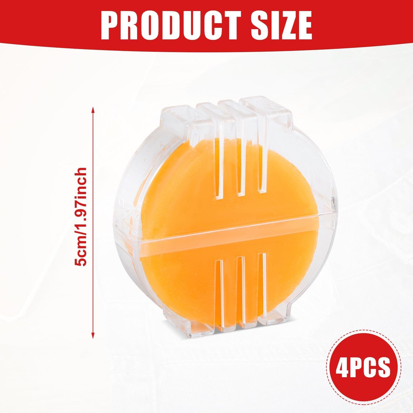 4pcs Beeswax Thread Conditioner, Thread Wax for Sewing with Plastic Box