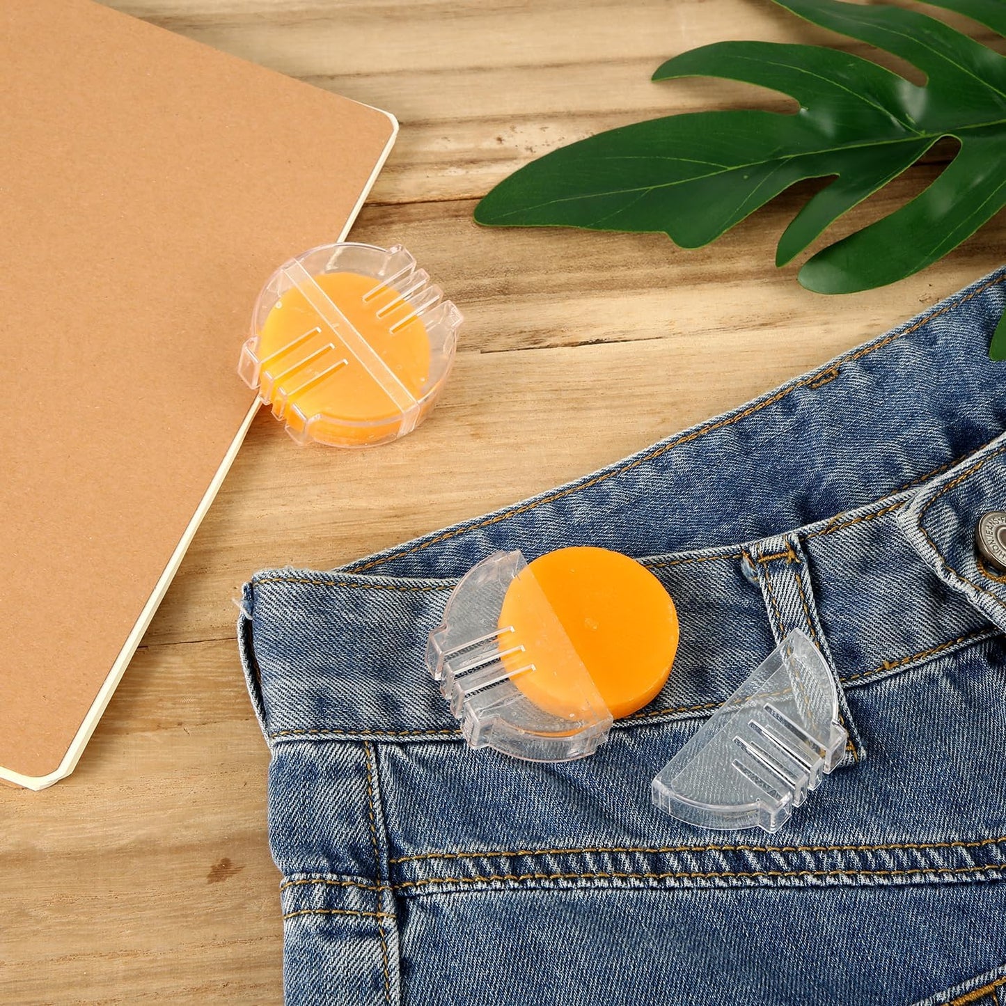 4pcs Beeswax Thread Conditioner, Thread Wax for Sewing with Plastic Box