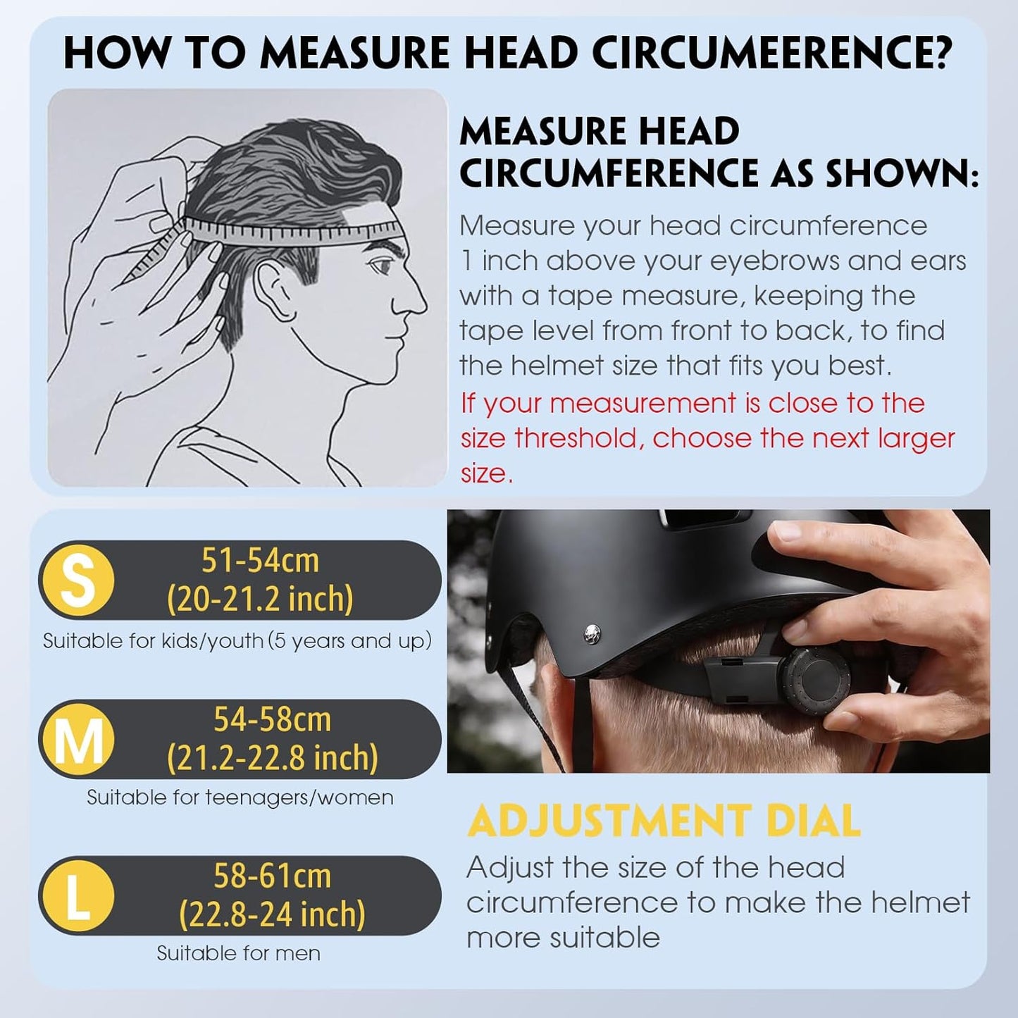 for Adults - Adjustable Certified Safety Adults Helmet for Skateboarding Bike Bicycle Scooter Cycling Skate Skating Multisport Helmets for Women Men Boys Girls Kids Youth