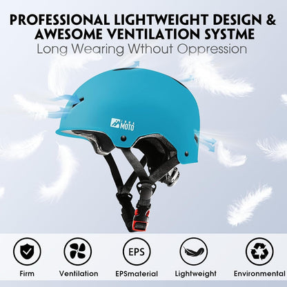 for Adults - Adjustable Certified Safety Adults Helmet for Skateboarding Bike Bicycle Scooter Cycling Skate Skating Multisport Helmets for Women Men Boys Girls Kids Youth