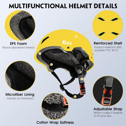 for Adults - Adjustable Certified Safety Adults Helmet for Skateboarding Bike Bicycle Scooter Cycling Skate Skating Multisport Helmets for Women Men Boys Girls Kids Youth
