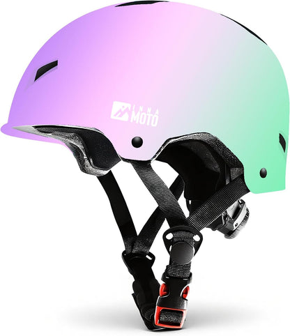 for Adults - Adjustable Certified Safety Adults Helmet for Skateboarding Bike Bicycle Scooter Cycling Skate Skating Multisport Helmets for Women Men Boys Girls Kids Youth