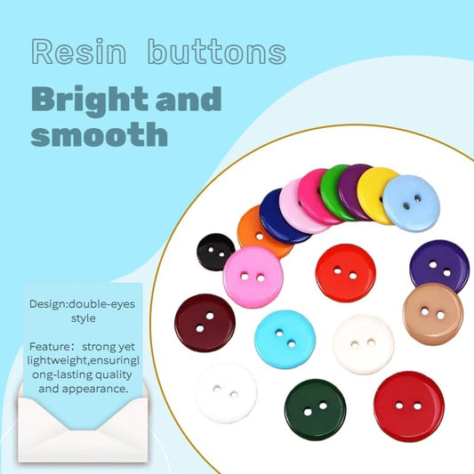 12 Pcs Sewing Buttons, 2-Hole Round Resin Buttons, Gold Yellow,12.5mm(1/2") | Crafts Decoration Buttons, Replace Button, Buttons for clothing/Sewing/Dresses/Sweaters/Coats/Suits/Hats/Jackets/DIY Creation