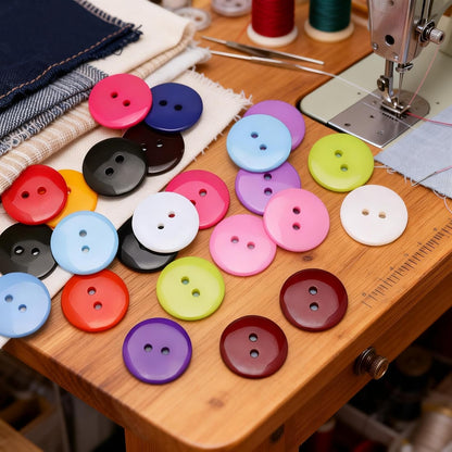 12 Pcs Sewing Buttons, 2-Hole Round Resin Buttons, Gold Yellow,12.5mm(1/2") | Crafts Decoration Buttons, Replace Button, Buttons for clothing/Sewing/Dresses/Sweaters/Coats/Suits/Hats/Jackets/DIY Creation