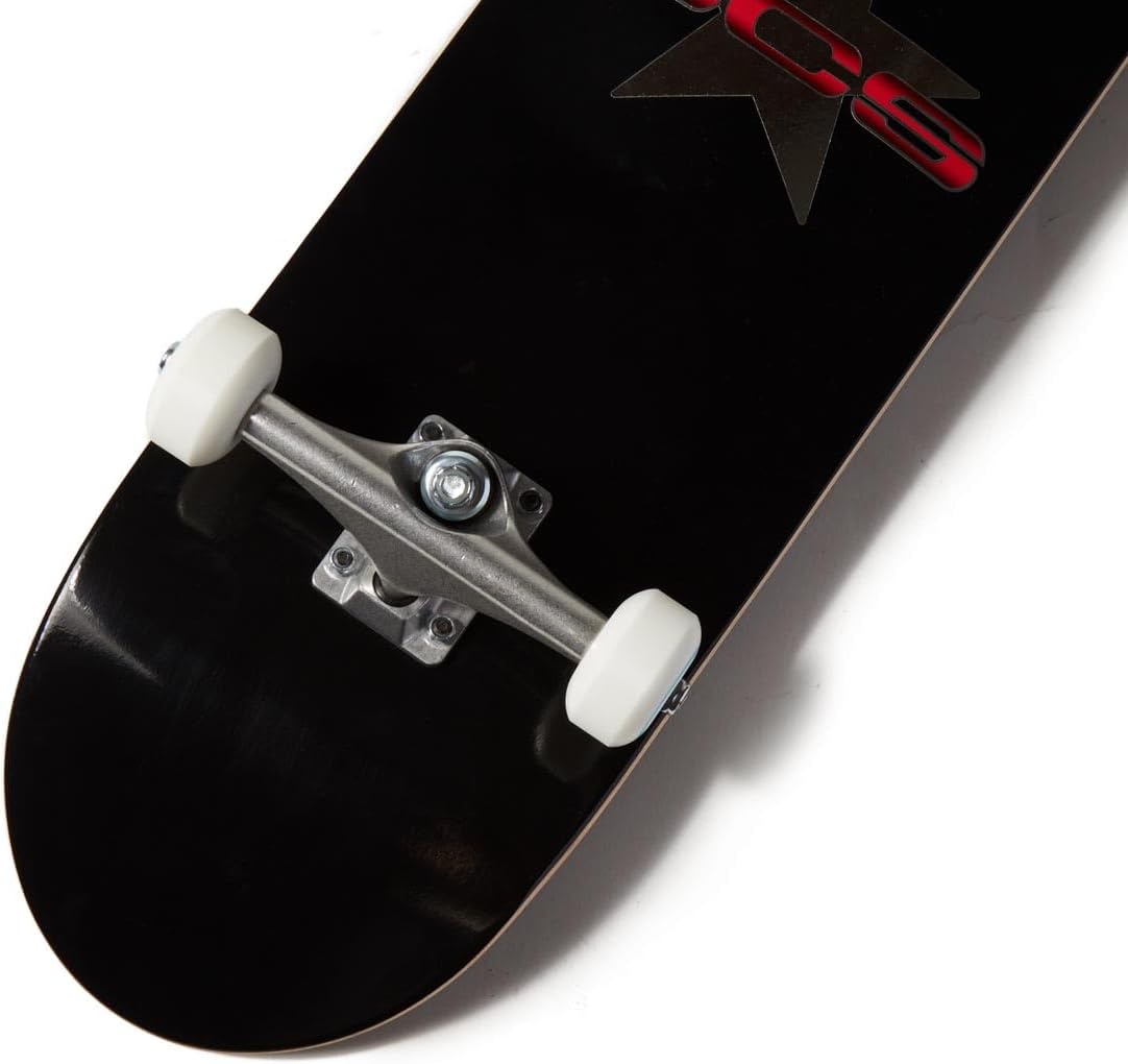 [ ] Skateboard Complete | Maple Wood | Professional Grade | Fully Assembled with Skate Tool & Stickers | Adults, Kids, Teens, Youth | Boys & Girls