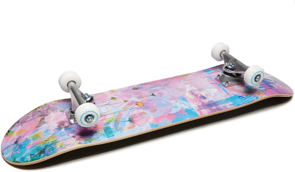 [ ] Skateboard Complete | Maple Wood | Professional Grade | Fully Assembled with Skate Tool & Stickers | Adults, Kids, Teens, Youth | Boys & Girls