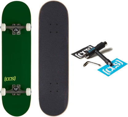 [ ] Skateboard Complete | Maple Wood | Professional Grade | Fully Assembled with Skate Tool & Stickers | Adults, Kids, Teens, Youth | Boys & Girls