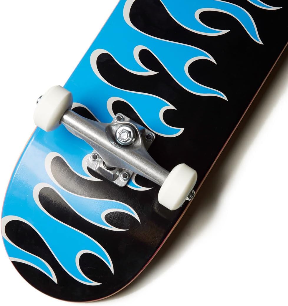[ ] Skateboard Complete | Maple Wood | Professional Grade | Fully Assembled with Skate Tool & Stickers | Adults, Kids, Teens, Youth | Boys & Girls