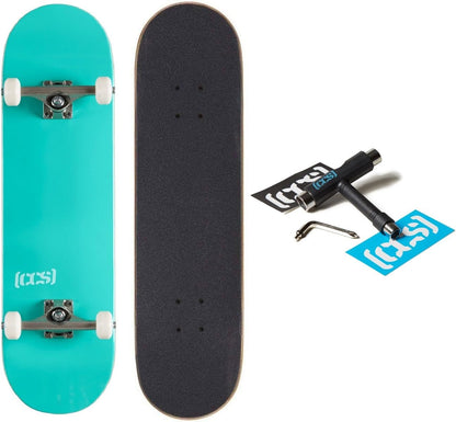 [ ] Skateboard Complete | Maple Wood | Professional Grade | Fully Assembled with Skate Tool & Stickers | Adults, Kids, Teens, Youth | Boys & Girls