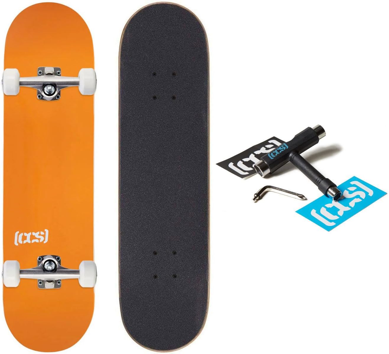 [ ] Skateboard Complete | Maple Wood | Professional Grade | Fully Assembled with Skate Tool & Stickers | Adults, Kids, Teens, Youth | Boys & Girls