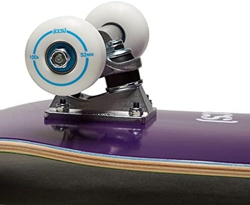 [ ] Skateboard Complete | Maple Wood | Professional Grade | Fully Assembled with Skate Tool & Stickers | Adults, Kids, Teens, Youth | Boys & Girls