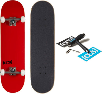 [ ] Skateboard Complete | Maple Wood | Professional Grade | Fully Assembled with Skate Tool & Stickers | Adults, Kids, Teens, Youth | Boys & Girls