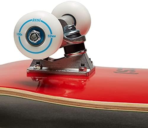 [ ] Skateboard Complete | Maple Wood | Professional Grade | Fully Assembled with Skate Tool & Stickers | Adults, Kids, Teens, Youth | Boys & Girls
